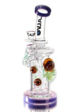 Bong Big Eye Recycler Azul 26cm Calvo Glass - Imagen 3