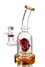 Bong Space Opera Rig Ambar 22 cm Calvo Glass